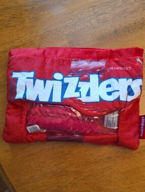 Twizzlers Plush Pouch in Red with White Logo